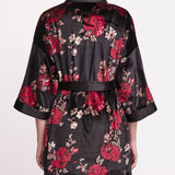Cardigan a Kimono in Ciniglia Floreale - VARIANTE UNICA - SI70