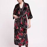 Cardigan a Kimono in Ciniglia Floreale - VARIANTE UNICA - SI70