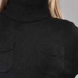 Maglia a Collo Alto Tessuto Soft Tarifa - NERO - TA54