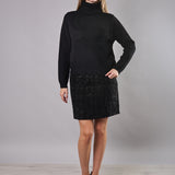Maglia a Collo Alto Tessuto Soft Tarifa - NERO - TA54