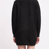 Cardigan con Colletto e Bottoni Tessuto Soft Tarifa - NERO - TA70
