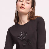 Maglia in Cotone con Paillettes - VARIANTE UNICA - TH06