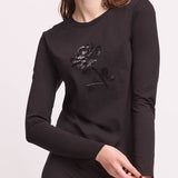 Maglia in Cotone con Paillettes - VARIANTE UNICA - TH06