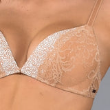 Reggiseno a Triangolo Imbottito Senza Ferretto Camouflage - SABBIA - CA21