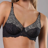 Reggiseno Francese con Ferretto Camouflage - NERO - CA22