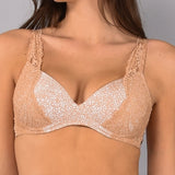 Reggiseno Coppe Graduate senza Ferretto Camouflage - SABBIA - CA23