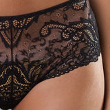 Culotte Camouflage Pizzo - NERO - CA34