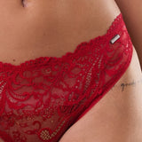 Brasiliana in Pizzo - ROSSO - CA35