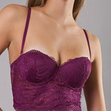 Bustier con Coppe Imbottite e Ferretto in Pizzo - UVA - CA40