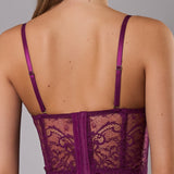 Bustier con Coppe Imbottite e Ferretto in Pizzo - UVA - CA40
