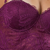 Bustier con Coppe Imbottite e Ferretto in Pizzo - UVA - CA40