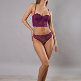 Bustier con Coppe Imbottite e Ferretto in Pizzo - UVA - CA40