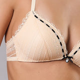 Reggiseno a Triangolo Imbottito Senza Ferretto Dreamy - AVORIO - DR21