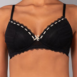 Reggiseno con Coppe Graduate Senza Ferretto Dreamy - NERO - DR23
