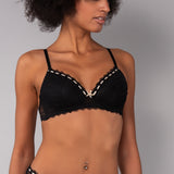 Reggiseno con Coppe Graduate Senza Ferretto Dreamy - NERO - DR23