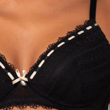 Reggiseno con Coppe Graduate Senza Ferretto Dreamy - NERO - DR23