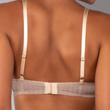 Reggiseno Francese con Ferretto Chevron - SABBIA - LE22