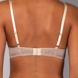 Reggiseno Coppe Graduate Senza Ferretto Chevron - SABBIA - LE23