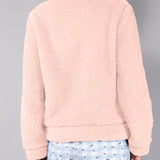 Giacca Corta con Zip Teddy - ROSA - SY54