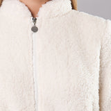 Giacca Corta con Zip Teddy - MILK - SY54
