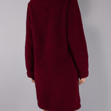 Vestaglia Corta con Zip Teddy - BORDEAUX - SY71