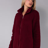 Vestaglia Corta con Zip Teddy - BORDEAUX - SY71