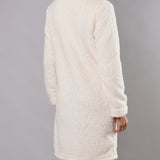 Vestaglia Corta con Zip Teddy - MILK - SY71