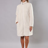 Vestaglia Corta con Zip Teddy - MILK - SY71