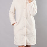 Vestaglia Corta con Bottoni Teddy - MILK - SY72