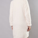 Vestaglia Corta con Bottoni Teddy - MILK - SY72