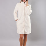 Vestaglia Corta con Bottoni Teddy - MILK - SY72