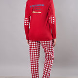 Pigiama Lungo Serafino Bassotti - ROSSO - WC11
