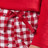 Pigiama Lungo Serafino Bassotti - ROSSO - WC11