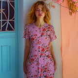 Camicia da notte serafino a manica corta in cotone – RO27