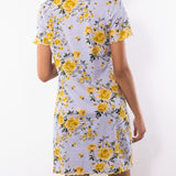 Camicia da notte aperta a manica corta in cotone - RO28