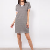 Camicia da notte con scollo a V a manica corta in cotone - VH27