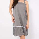 Camicia da notte con spalline regolabili in cotone – VH28