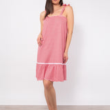 Camicia da notte con spalline regolabili in cotone – VH28
