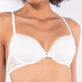 Reggiseno push-up con coppe imbottite, lunette estraibili e ferretto in pizzo – DL24