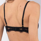 Reggiseno triangolo con coppe imbottite senza ferretto in pizzo – PR21