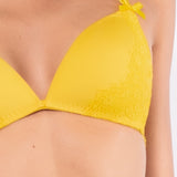 Reggiseno triangolo con coppe imbottite senza ferretto in pizzo – PR21