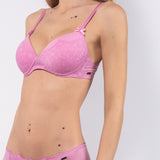 Reggiseno con coppe graduate senza ferretto in pizzo - PR23