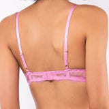 Push-up con coppe imbottite, lunette estraibili e ferretto in pizzo - PR24