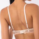 Reggiseno a triangolo non imbottito e senza ferretto in pizzo geometrico - RS20