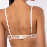 Reggiseno con coppe graduate senza ferretto in pizzo geometrico - RS23