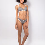 Reggiseno con coppe graduate e senza ferretto in microfibra vichy - VH23