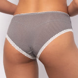 Slip alto in microfibra vichy - VH30