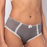 Slip alto in microfibra vichy - VH30
