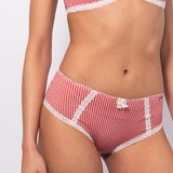 Slip alto in microfibra vichy - VH30
