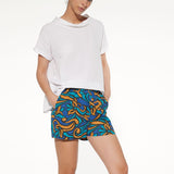 Blusa in viscosa e lino con scollo morbido e maniche corte – BL40